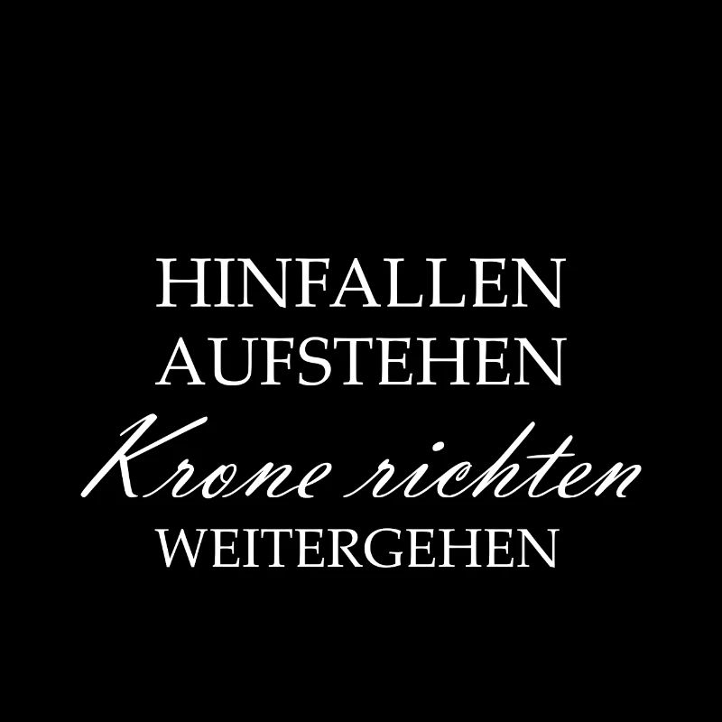 Hinfallen aufstehen Geschenk Geschenkidee