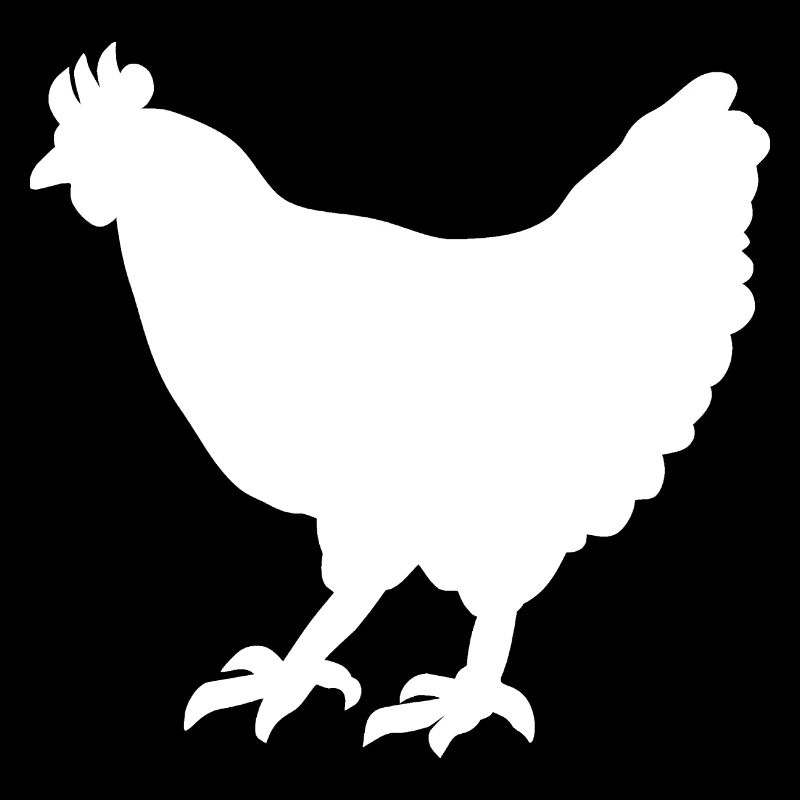 Huhn Henne Silhouette