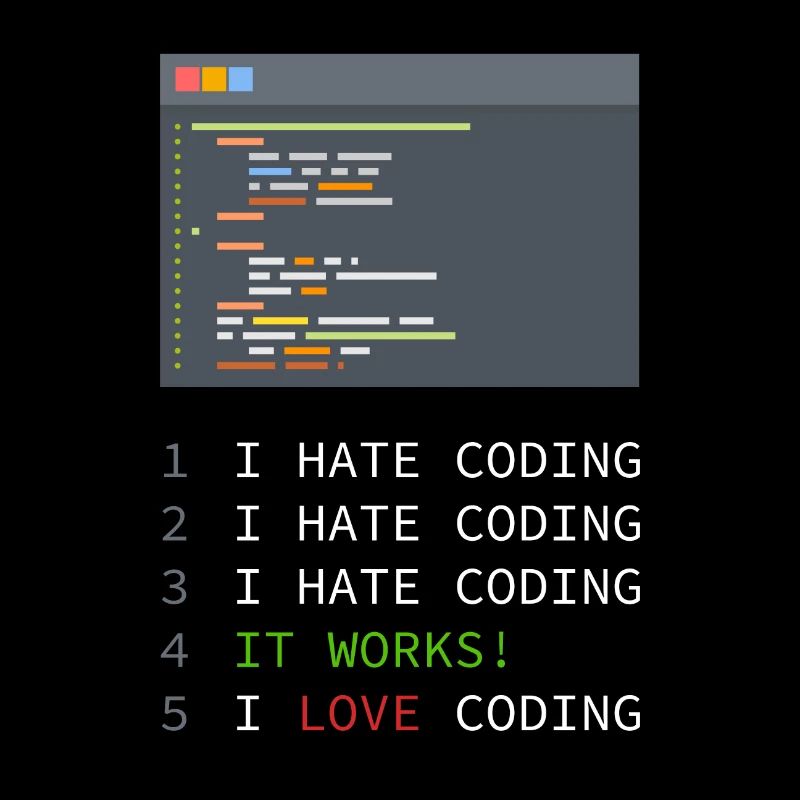 I love Coding! Programmierer, Nerds, Computer