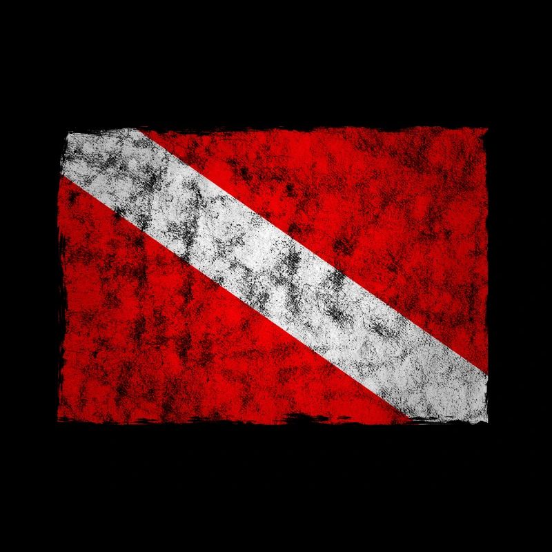 Diver Flag Diving Flag Diver Gift