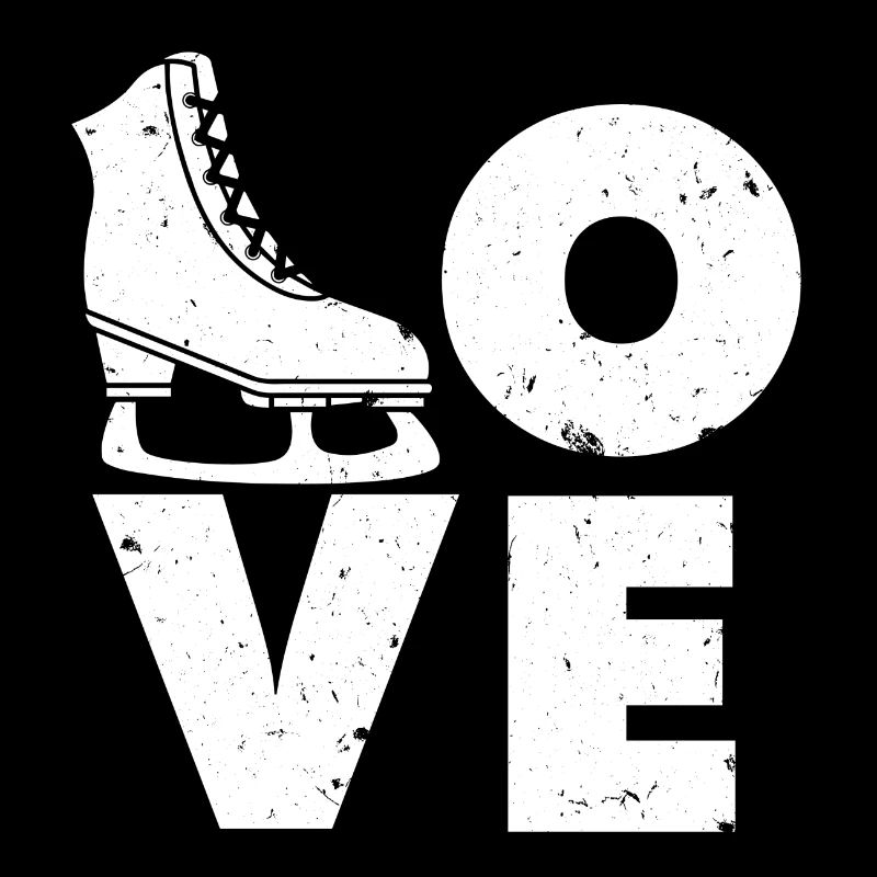 L'amour du patinage sur glace
