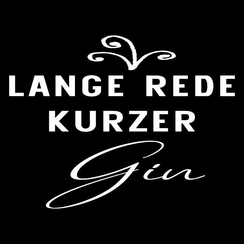 Lange rede kurzer gin