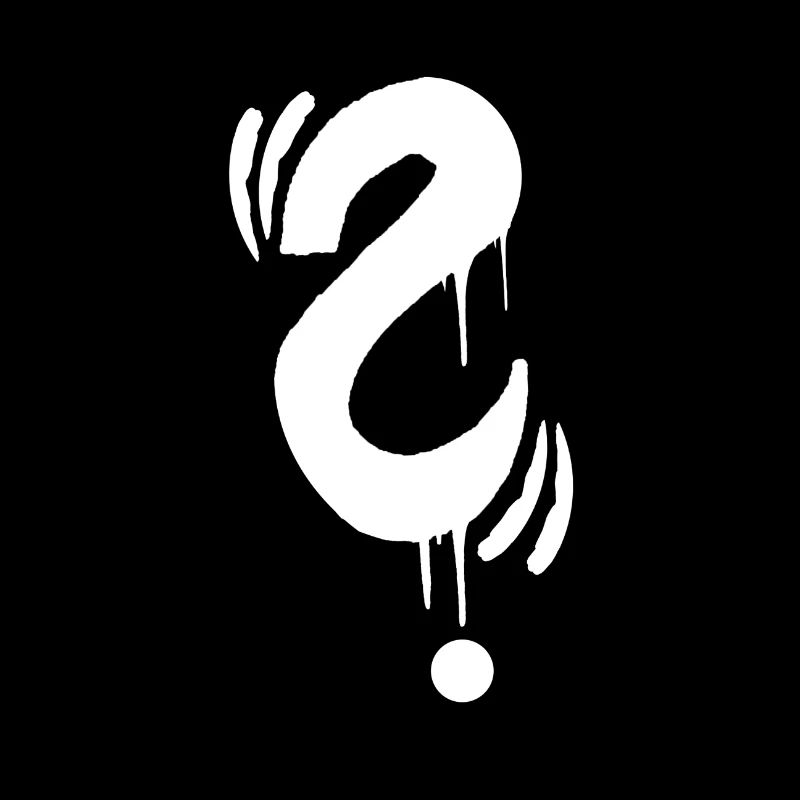 Graffiti question mark