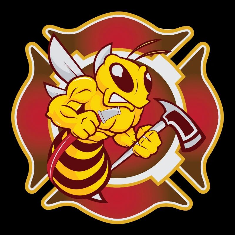 Firefighters fireman bee