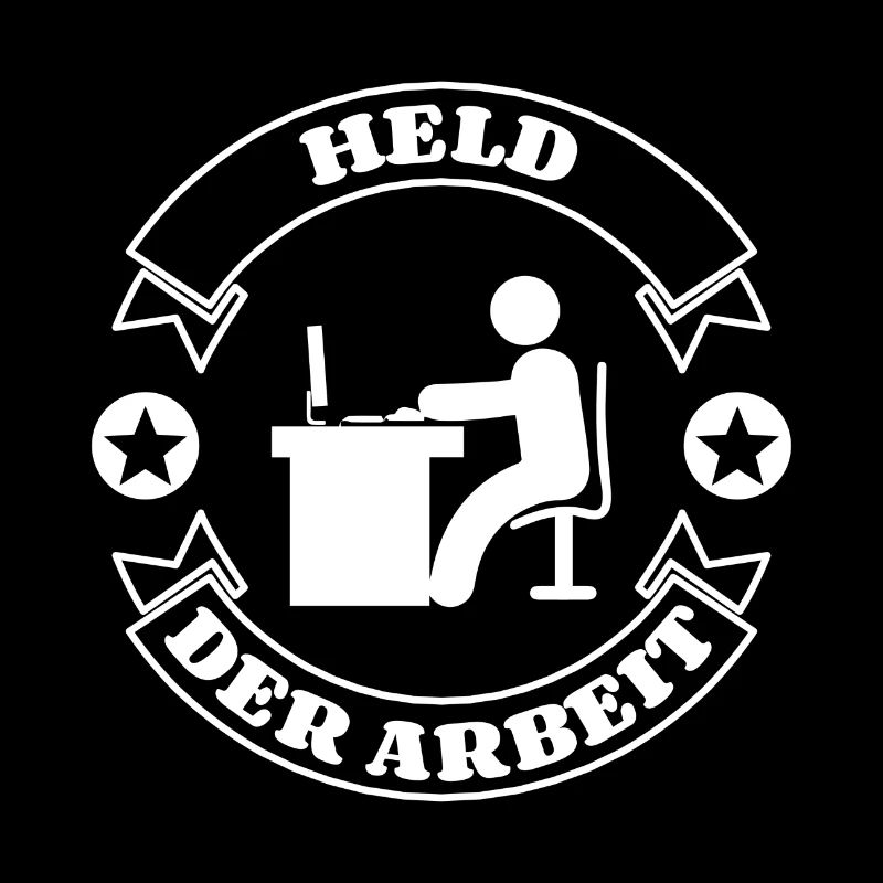 Held der Arbeit Arbeitstier Chef Kollege Geschenk