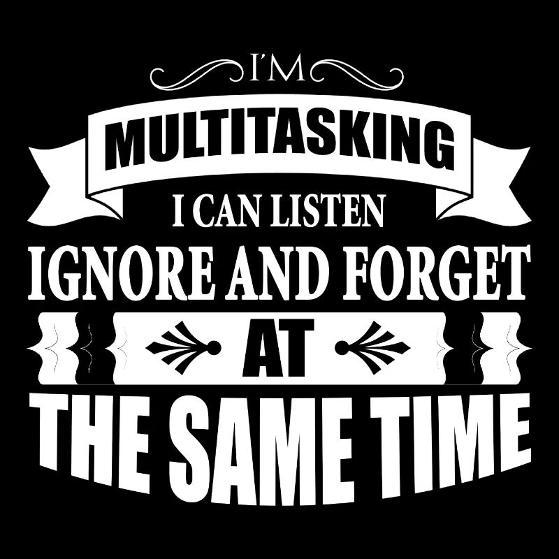 IM multitasking i can listen ignore