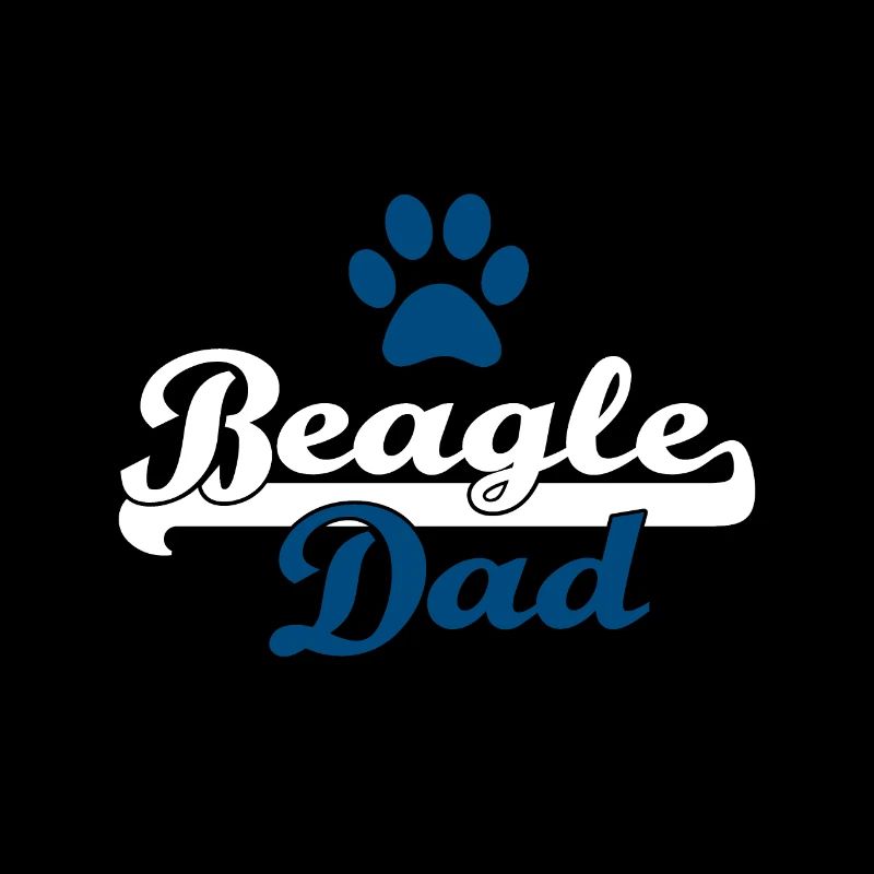 Beagle Dad, Hunde Papa, Spruch, Geschenkidee