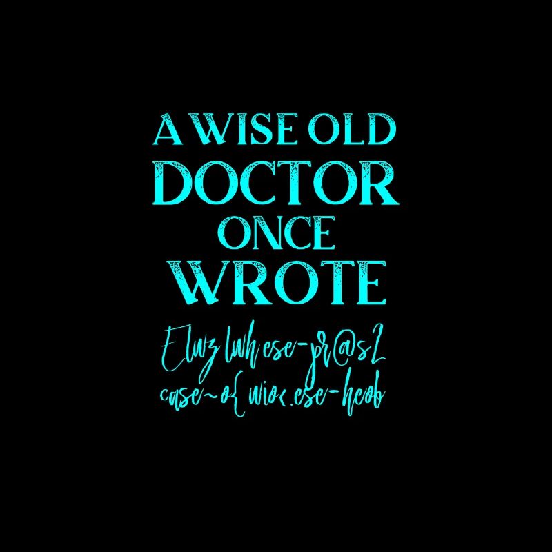 Conception de citation drôle de médecin