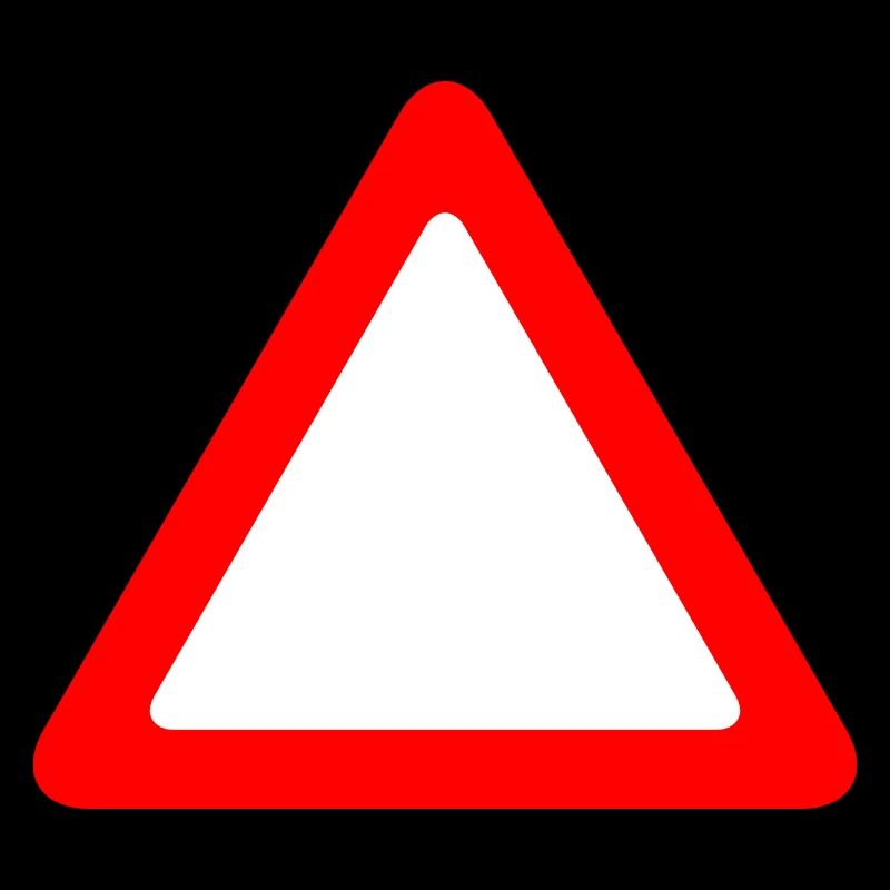 Avertissement de panneau routier