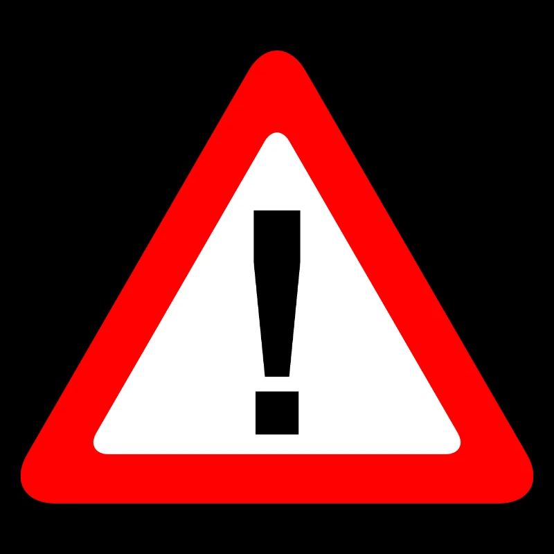 Traffic sign warning caution caution