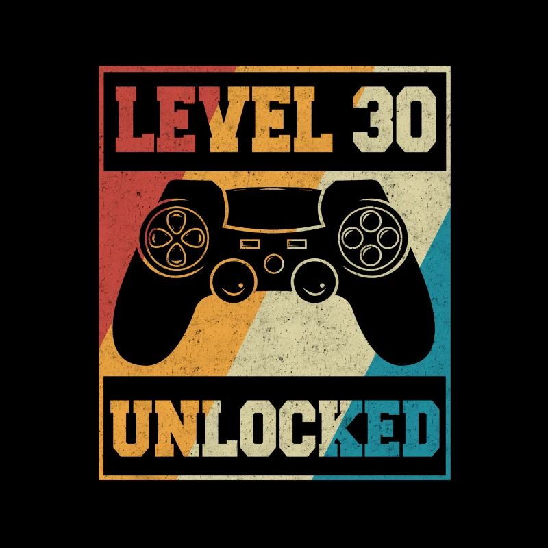 Level 30 Complete 30. Geburtstag Gamer Geschenk