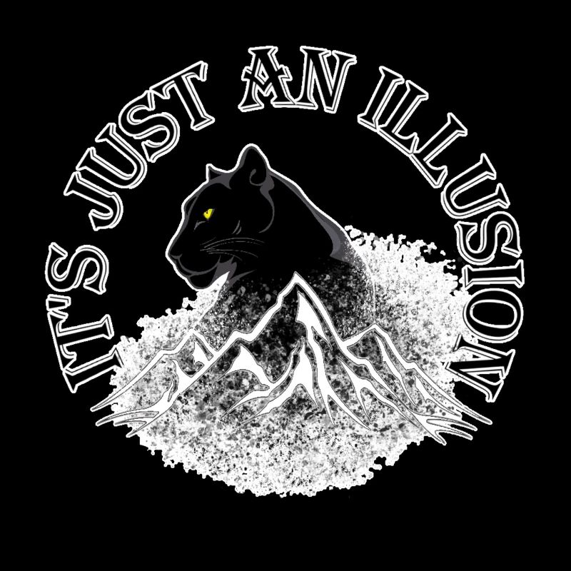 Panthère noire. C'est juste une illusion.