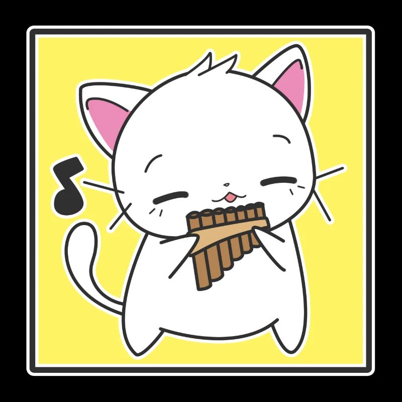 Chat flûte