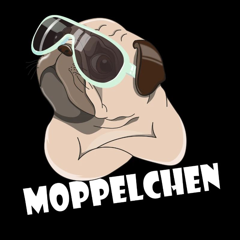 Moppelchen Kosename Spitzname Geschenk Hund Mops
