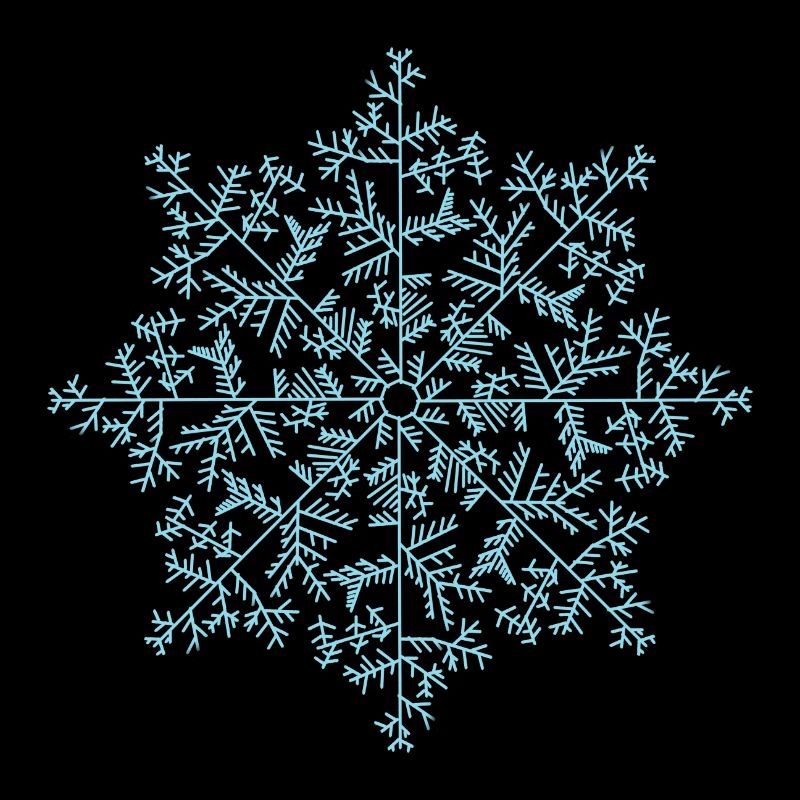 Pull d'hiver unique dessiné par flocon de neige