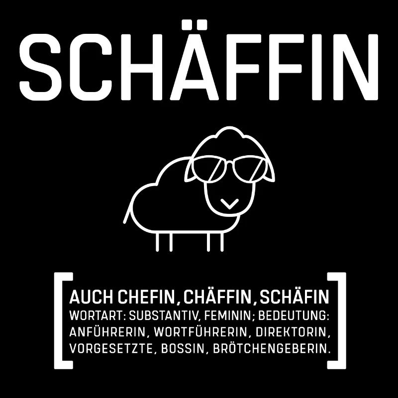SCHÄFFIN CHEFIN CHÄFFIN BOSSIN Geschenkidee