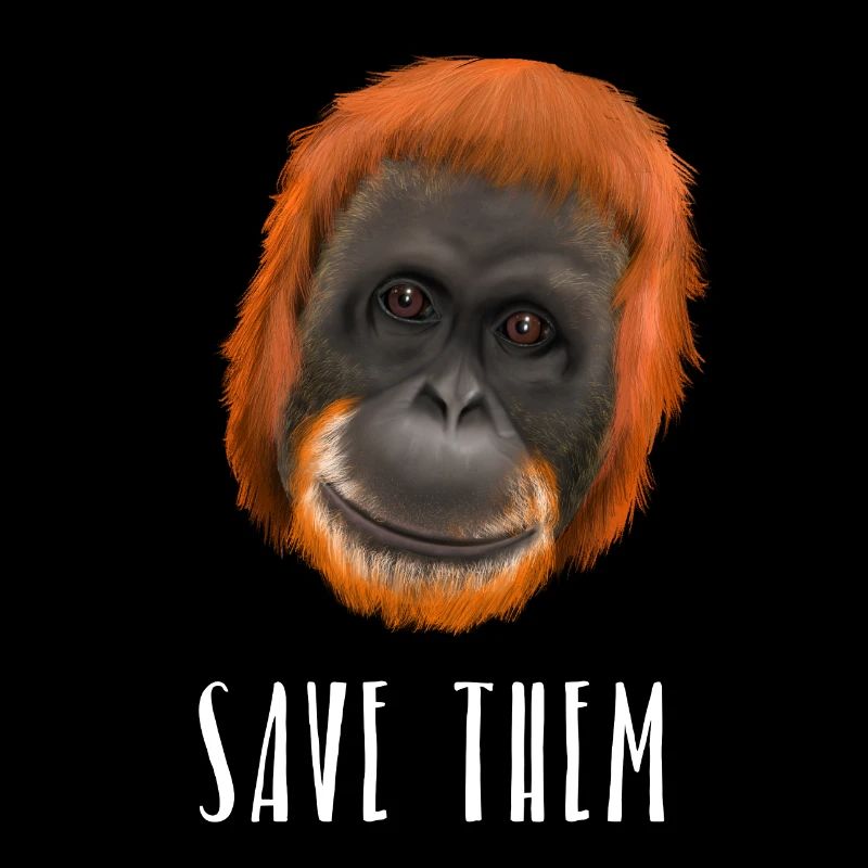 Monkey Ape Orang Utan - save them