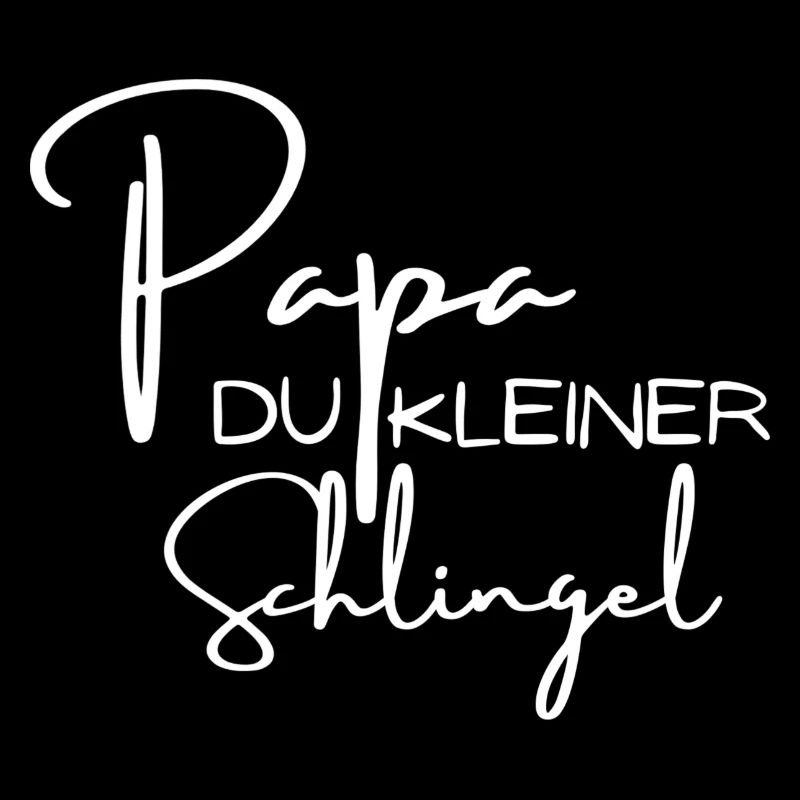 Papa, petit boudant