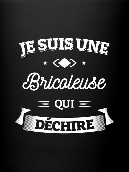 BRICOLEUSE QUI DÉCHIRE