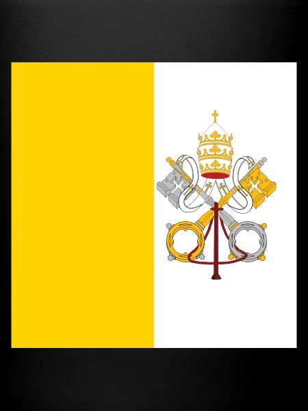 Drapeau de la Cité du Vatican, cadeau d’État papal catholique