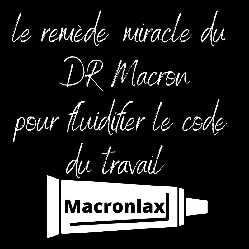 le remède miracle du DR Macron humour cadeau homme