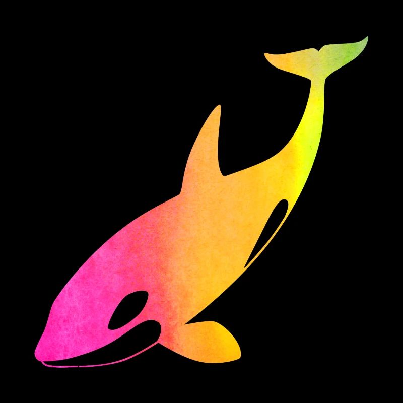 Regenbogen Orca