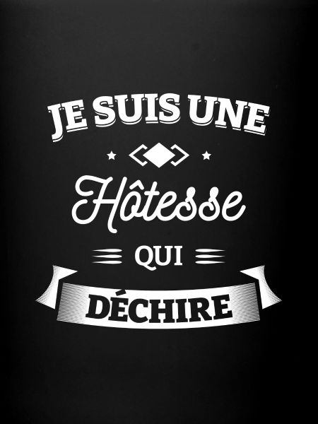 HÔTESSE QUI DÉCHIRE