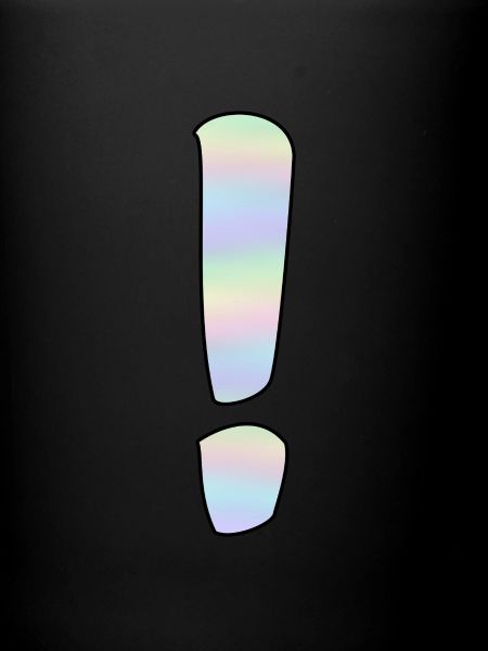 Point d’exclamation holographique