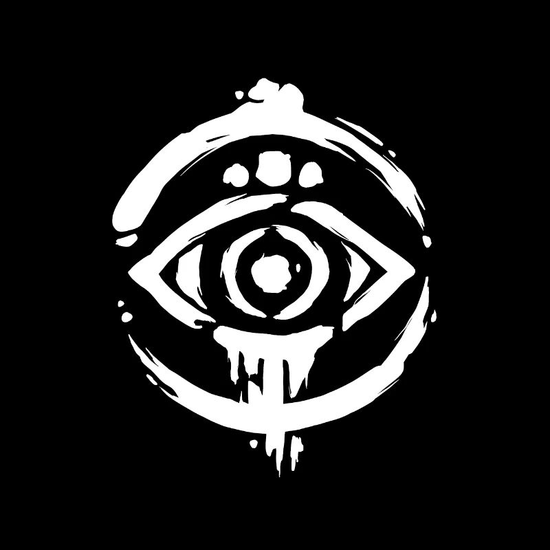 Logo eye trash sketch