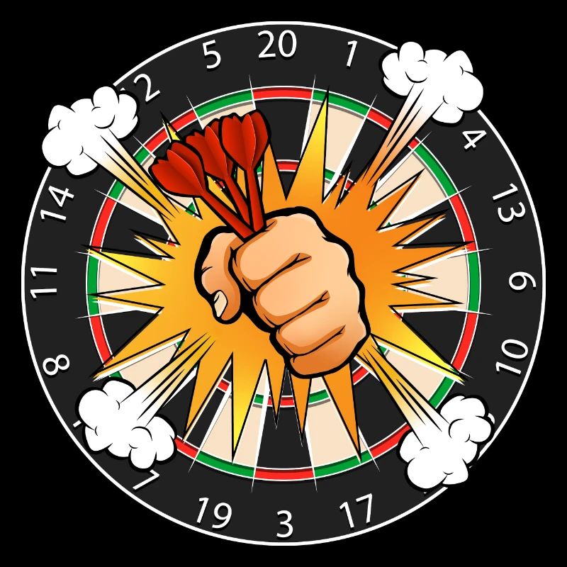 Dartboard Comic Boom
