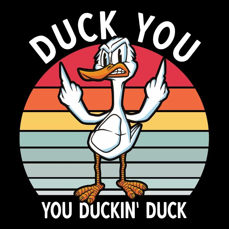 Duck Middle Finger