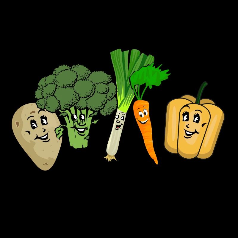 Happy vegetables