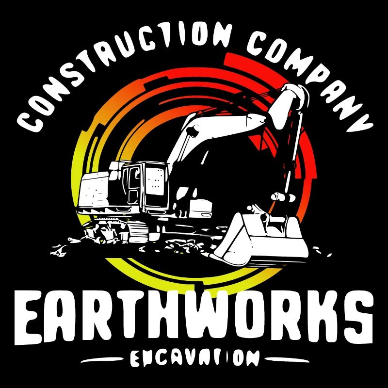 Bagger Schaufelbagger Design