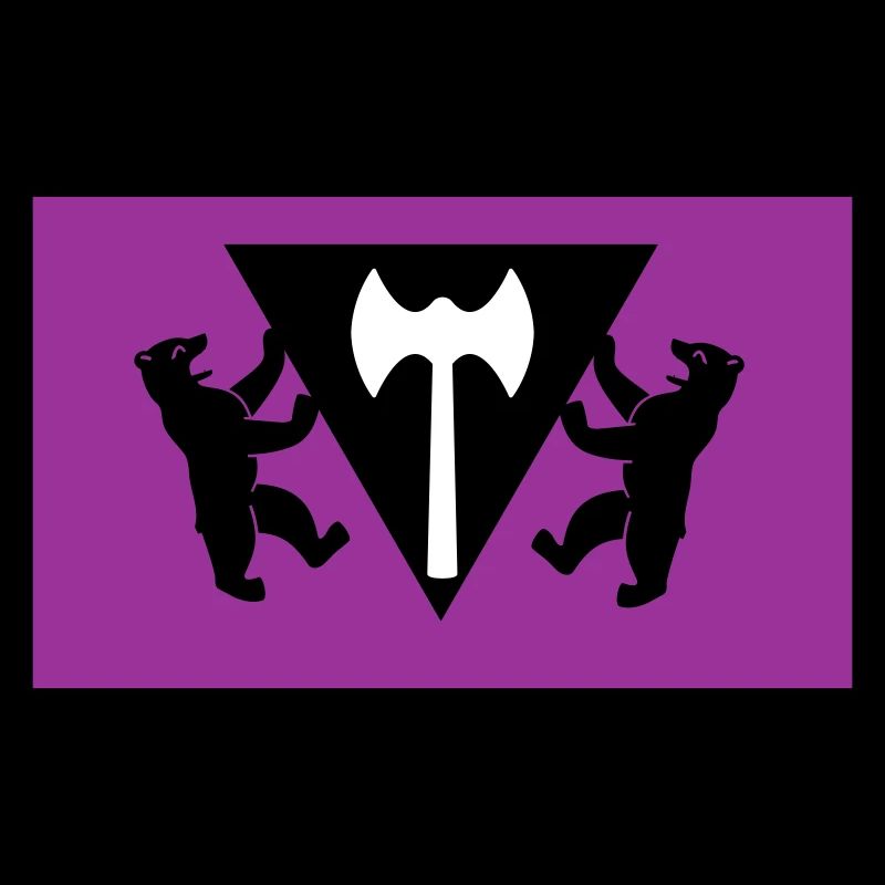 Labrys Lesbian Berlin Drapeau