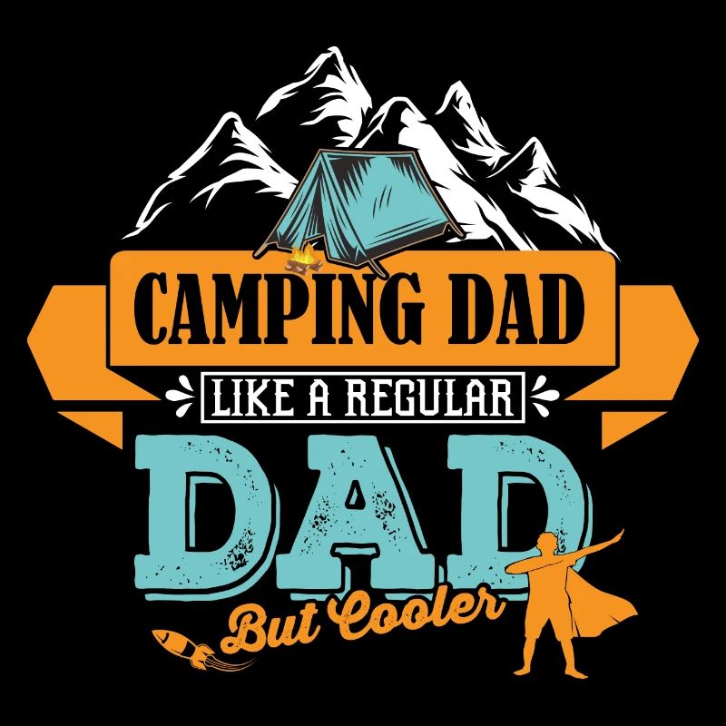 Camping Vater Papa cooler