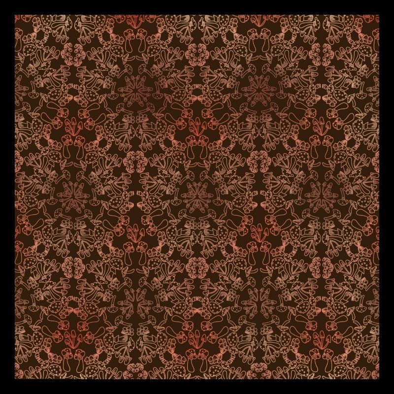 Psychedelic Mushroom Pattern