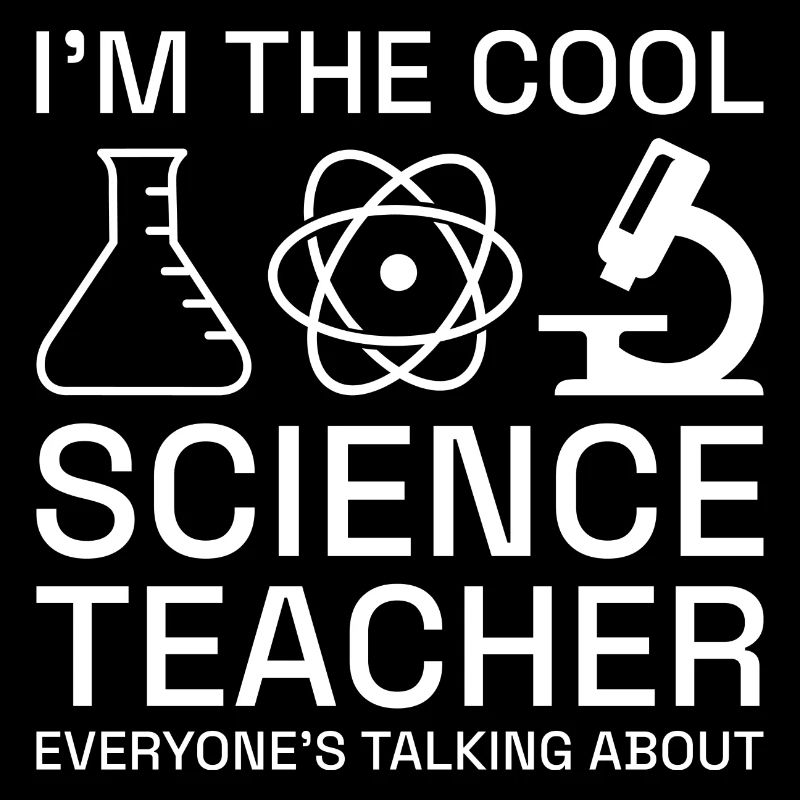 Ich bin der coole Wissenschaftslehrer