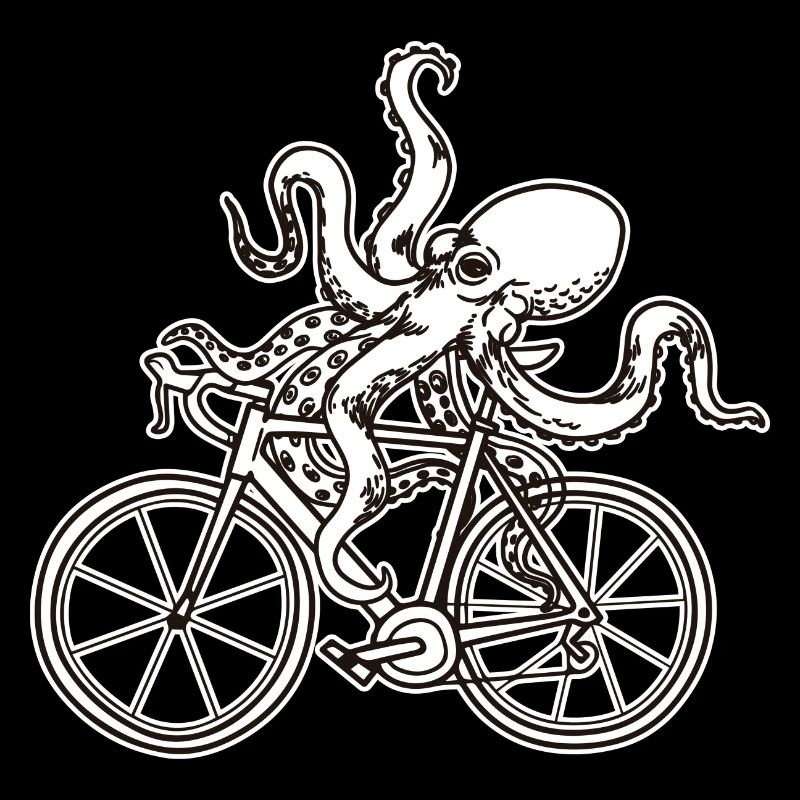 Cute Octo Cycling
