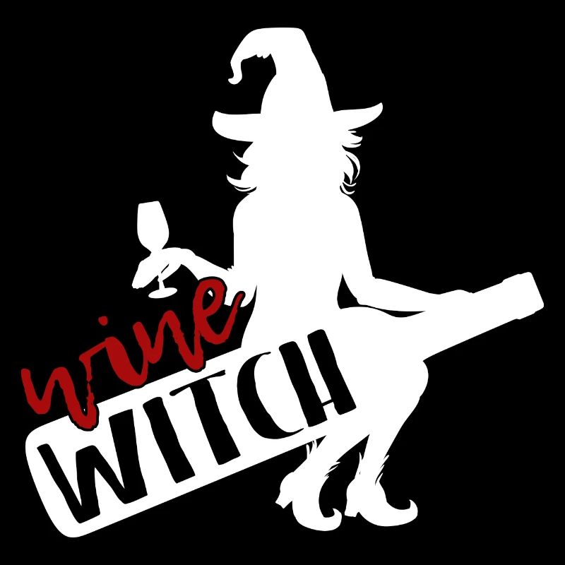 Halloween Wine Witch - Wein Hexe