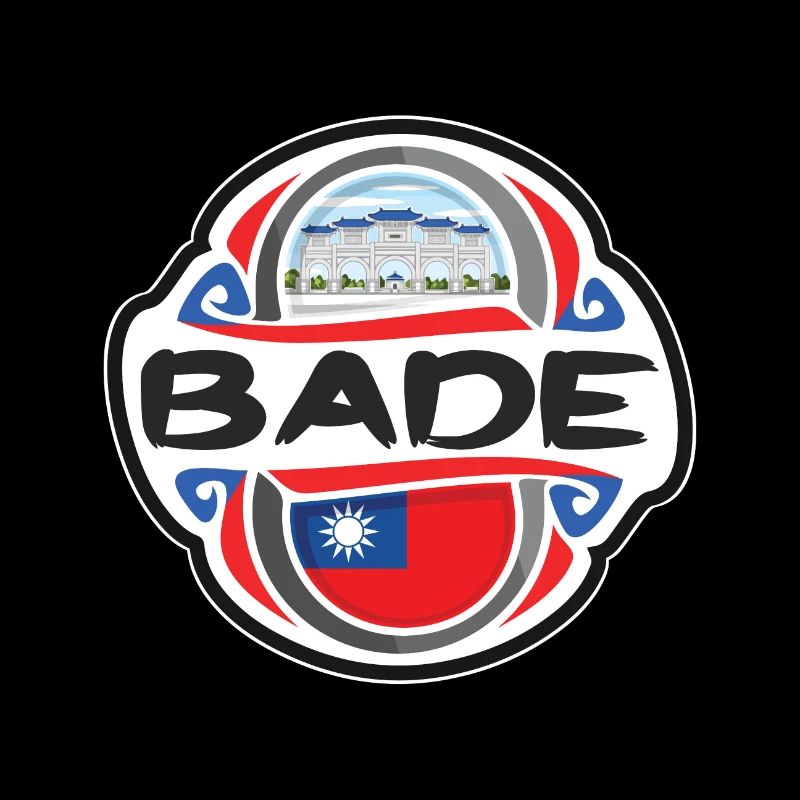 Bade Taiwan Flagge Abzeichen Reise Souvenir Stempel