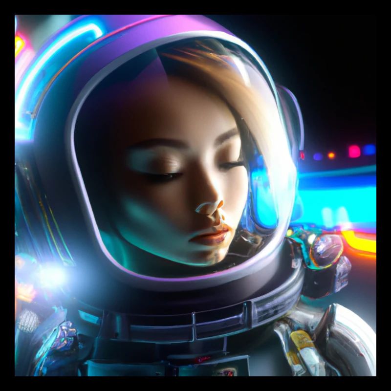 L’astronaute par Death Beetle