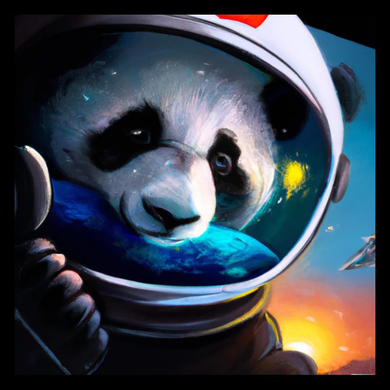 Panda Astronaute