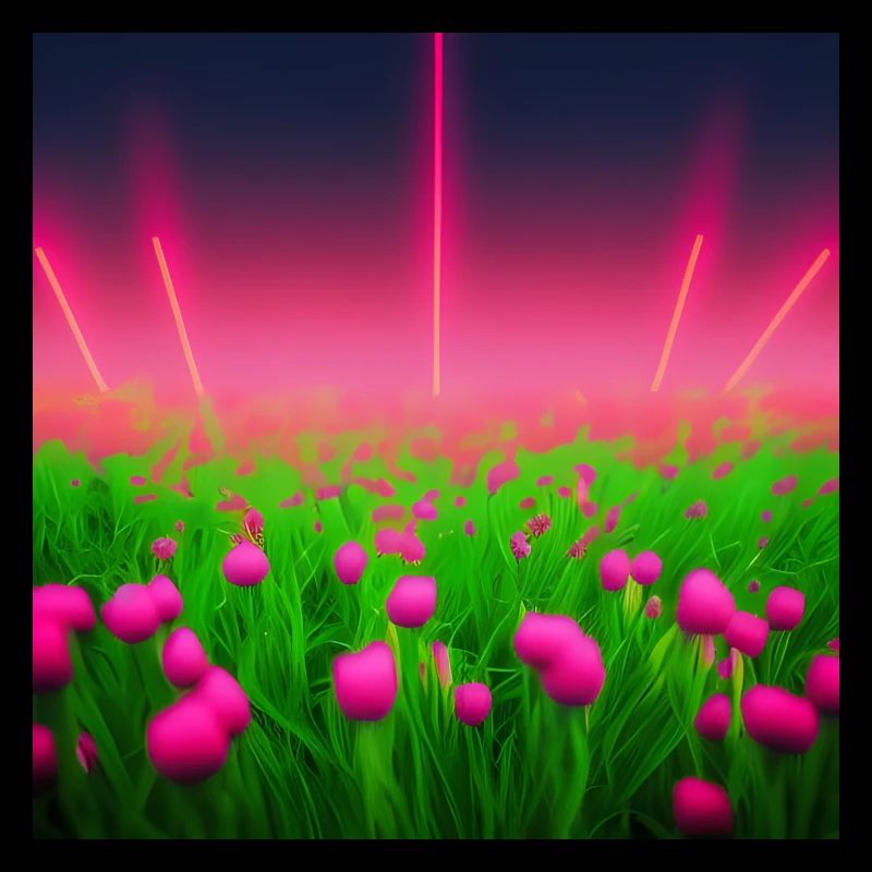Leuchtende rosa Blüten
