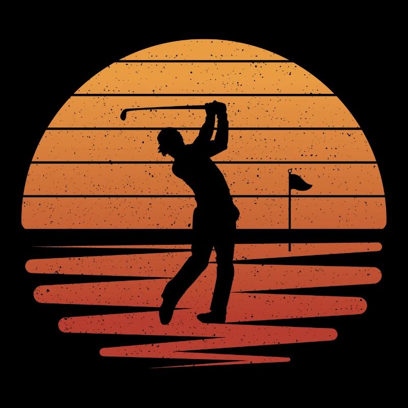 Golf Golfer Girl Golfer Golfing