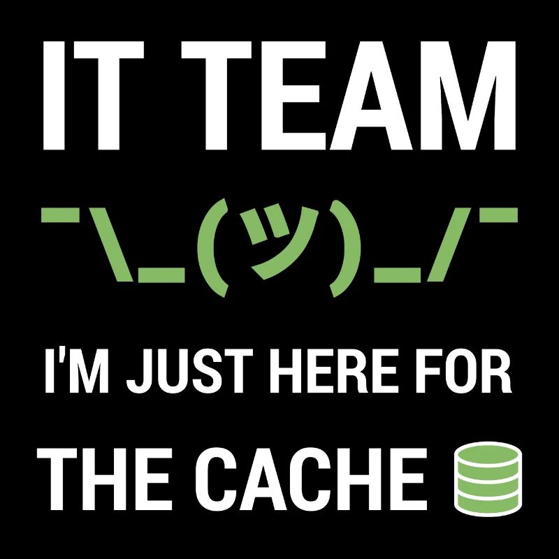 Jeu Word de l’équipe technique de support informatique juste ici pour le cache