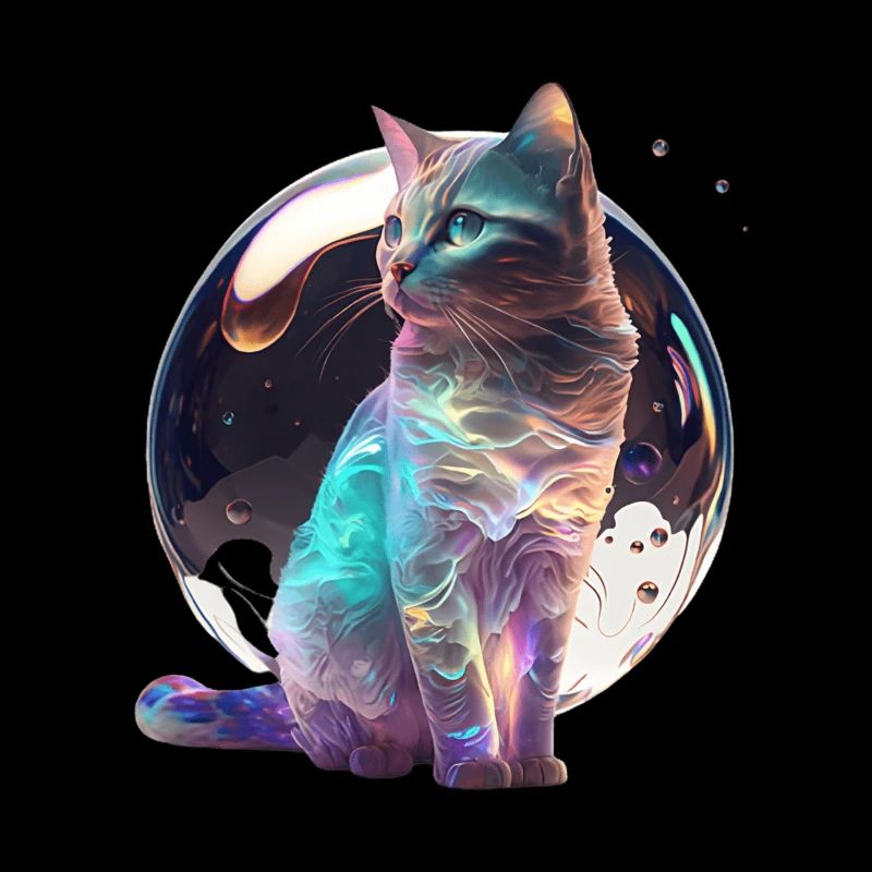 Fantastically dazzling cat