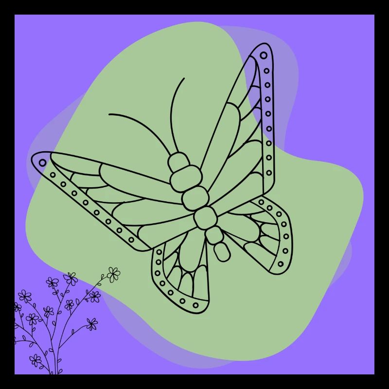 Minimalist butterfly.