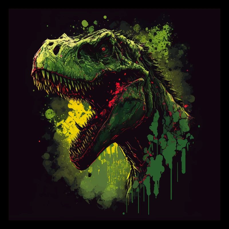T-Rex hat schlechte Laune