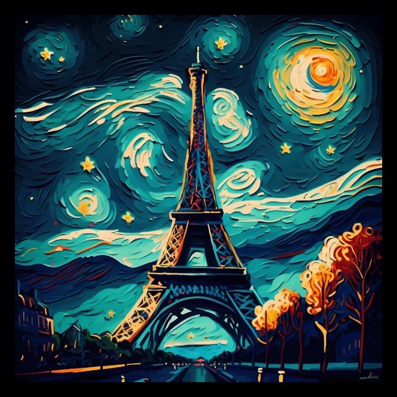 Nuit étoilée à Paris