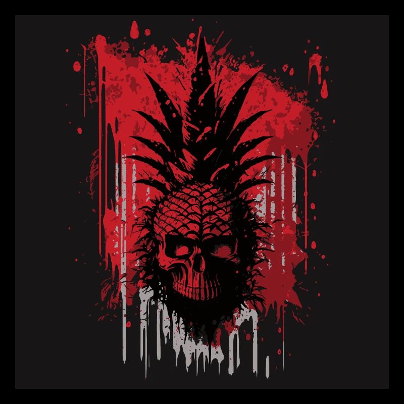 Fruit d’ananas effrayant